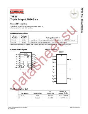 74F11SCX datasheet  